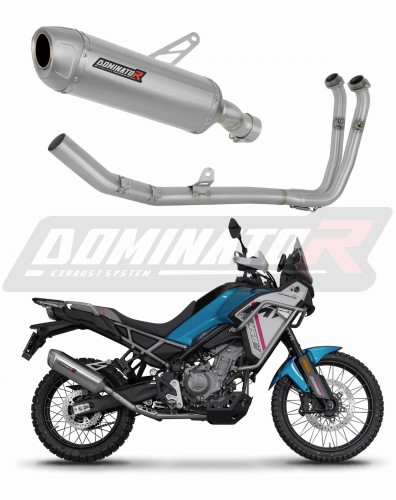 complete exhaust system with muffler DOMINATOR Full System S6 fits to CF MOTO 450 MT 2024