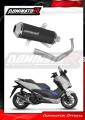 Honda NSS 125 FORZA 2017 - 2020 Full System Muffler Auspuff Sportauspuff Silencer Echappement Silencieux Scarico Scarichi Escape Wydech Tłumik OV G2 BLACK DOMINATOR
