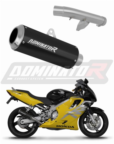 Auspuff Schalldämpfer DOMINATOR GP schwarz passend für Honda CBR 600 F4 1999  2000