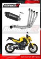 Honda CB 650F 2014 - 2018 Full  Exhaust System Muffler Auspuff Sportauspuff Silencer Echappement Silencieux Scarico Scarichi Escape Collector Manifold Wydech Tłumik HP8 BLACK DOMINATOR EXHAUST SYSTEM