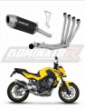 komplette Auspuffanlage mit Schalldämpfer DOMINATOR Full System S6 schwarz passend für Honda CB 650 F 2014  2018