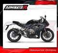 complete exhaust system with muffler DOMINATOR Full System HP6 BLACK fits to Honda CBR 650 R 2019  2023 4