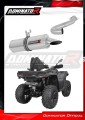 Auspuff Schalldämpfer DOMINATOR rund passend für CF MOTO C Force 850 Touring 2024