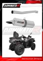 EXHAUST CF MOTO C Force 625 Touring 2024 Muffler Auspuff Sportauspuff Silencer Echappement Silencieux Scarico Scarichi Escape Wydech Tłumik OKRĄGŁY Dominator