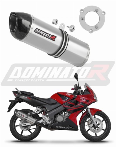 CBR 125 EXHAUST Honda Muffler Auspuff Sportauspuff Silencer Echappement Silencieux Scarico Scarichi Escape Wydech Tłumik Carbon Tip HP1 2004 - 2010 Dominator  x