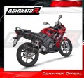 CBR 125 EXHAUST Honda Muffler Auspuff Sportauspuff Silencer Echappement Silencieux Scarico Scarichi Escape Wydech Tłumik Carbon Tip HP1 BLACK 2004 - 2010 Dominator  2