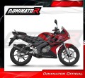 CBR 125 EXHAUST Honda Muffler Auspuff Sportauspuff Silencer Echappement Silencieux Scarico Scarichi Escape Wydech Tłumik Carbon Tip HP1 BLACK 2004 - 2010 Dominator  3