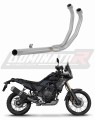 YAMAHA Tenere700 EURO 5 2021 -2022 Exhaust Cat Eliminator Catalyst Catalytic Converter Linkpipe Decat Downpipe  Headers Head Pipe Down Pipe Collector Manifold  DOMINATOR x