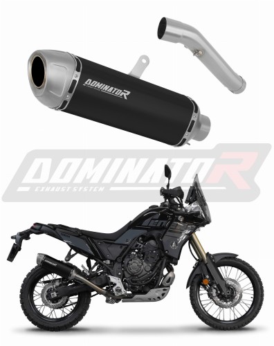 Auspuff Schalldämpfer DOMINATOR S6 schwarz passend für Yamaha Tenere 700 2025  2026