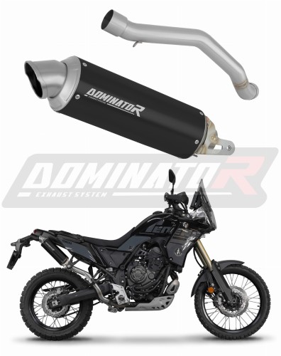 wydech tłumik DOMINATOR GPF CZARNY pasujący do motocykla Yamaha Tenere 700 2019 - 2020