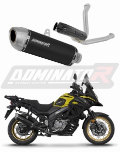 Suzuki DL 650 V-Strom 2017 - 2025 Schalldämpfer Auspuff S6 SCHWARZ + dB killer