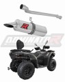 Auspuff Schalldämpfer DOMINATOR rund passend für CF MOTO 520L 2024  2