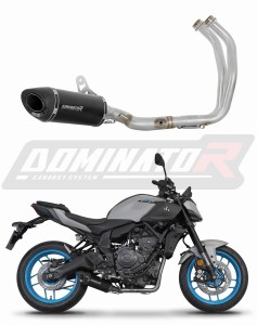 Yamaha MT 07 2025 Auspuffanlagen Schalldämpfer HP8 SCHWARZ + dB killer