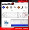 komplette Auspuffanlage mit Schalldämpfer DOMINATOR Full System HP8 schwarz passend für Yamaha MT 07 2025  7