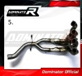 S1000RR Exhaust Cat Eliminator Catalyst Catalytic Converter Linkpipe Decat Downpipe 2012 - 2014 DOMINATOR 5