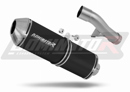 Auspuff Schalldämpfer DOMINATOR OVR schwarz passend für Honda CBF 600 2004  2007