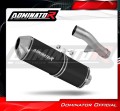Auspuff Schalldämpfer DOMINATOR OVR schwarz passend für Honda CBF 600 2004  2007 2