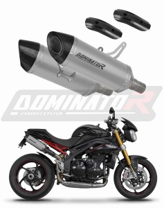 Triumph Speed Triple 1050 2011 - 2016 Schalldämpfer Auspuff Titan HP8 + dB killer