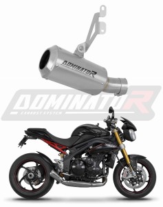 Triumph Speed Triple 1050 2011 - 2016 Low Level Schalldämpfer Auspuff GPS + dB killer