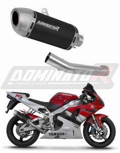 Yamaha YZF R1 1000 RN01 1998 - 1999 Schalldämpfer Auspuff S6 Shorty SCHWARZ + dB killer
