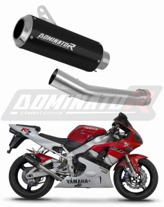 Yamaha YZF R1 1000 RN04 2000 - 2001 Schalldämpfer Auspuff GP SCHWARZ + dB killer