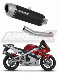 Yamaha YZF R1 1000 RN04 2000 - 2001 Schalldämpfer Auspuff S6 SCHWARZ + dB killer