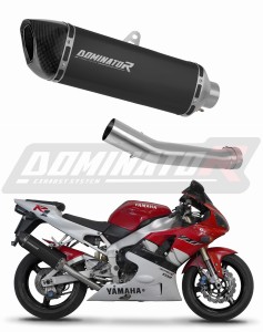 Yamaha YZF R1 1000 RN04 2000 - 2001 Schalldämpfer Auspuff HP6 SCHWARZ + dB killer