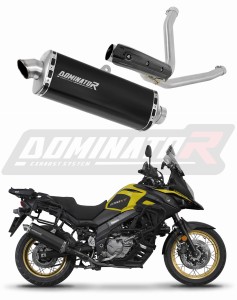 Suzuki DL 650 V-Strom 2017 - 2024 Schalldämpfer Auspuff P7 BLACK + dB killer