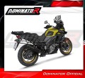 exhaust muffler DOMINATOR HP6 BLACK fits to Suzuki DL 650 VStrom 2017  2025 4