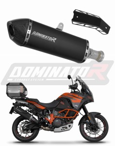 KTM 1290 SUPER Adventure S / R 2015 - 2020 Schalldämpfer Auspuff HP7 SCHWARZ + dB killer