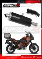 KTM 1090 Adventure R 2017 2019 Motorcycle Muffler Auspuff Sportauspuff Silencer Echappement Silencieux Scarico Scarichi Escape Wydech Tłumik P7 BLACK Dominator Exhaust System