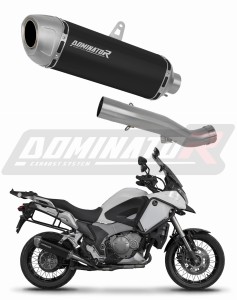 Honda VFR 1200X Crosstourer 2012 - 2020 Schalldämpfer Auspuff S6 SCHWARZ + dB killer