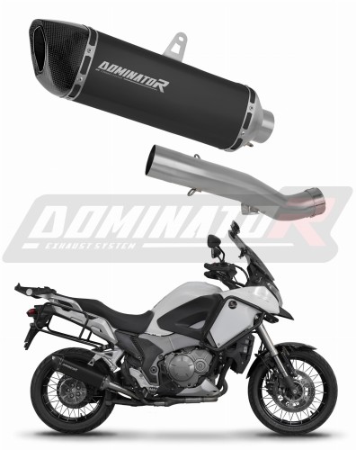 Auspuff Schalldämpfer DOMINATOR HP6 schwarz passend für Honda VFR 1200X Crosstourer 2012  2020 6