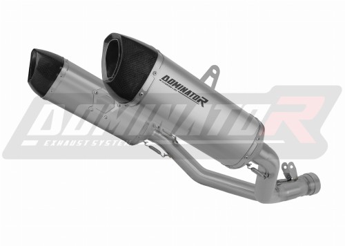 Suzuki GSXR 1000 K9 L0 L1 2009 2011 Motorcycle Muffler Auspuff Sportauspuff Silencer Echappement Silencieux Scarico Scarichi Escape Wydech Tłumik HP6 Titanium Twin Dominator Exhaust System x