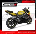 Suzuki GSXR 1000 K1 K4 2001 2004 Motorcycle Muffler Auspuff Sportauspuff Silencer Echappement Silencieux Scarico Scarichi Escape Wydech Tłumik GP Black Dominator Exhaust System 2
