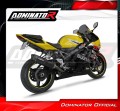 wydech tłumik DOMINATOR HP6 CZARNY pasujący do motocykla Suzuki GSXR 750 K1-K5 2001 - 2005 4