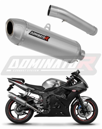 Yamaha YZF R6 2003 2005 Motorcycle Muffler Auspuff Sportauspuff Silencer Echappement Silencieux Scarico Scarichi Escape Wydech Tłumik S6 Dominator Exhaust System x