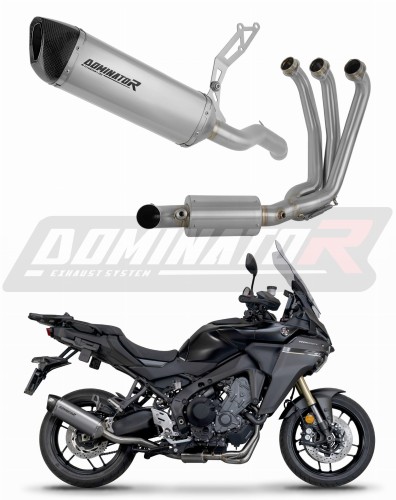 komplette Auspuffanlage mit Schalldämpfer DOMINATOR Full System Titan HP6 EX passend für Yamaha Tracer 9 / GT 2025  2026