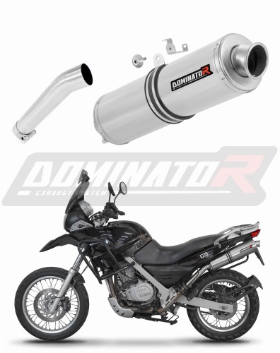 Auspuff Schalldämpfer DOMINATOR rund passend für BMW F650GS 2004  2007