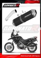 Auspuff Schalldämpfer DOMINATOR OVR schwarz passend für BMW F650GS 2004  2007 2