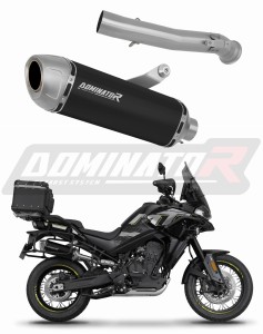 CF MOTO 800 MT 2022 - 2025 Explore / Sport / Touring Schalldämpfer Auspuff S6 SCHWARZ + dB killer