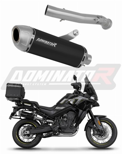 CF MOTO 800 MT 2022 2025 Explore Sport Touring Motorcycle Muffler Auspuff Sportauspuff Silencer Echappement Silencieux Scarico Scarichi Escape Wydech Tłumik S6 Black Dominator Exhaust System x
