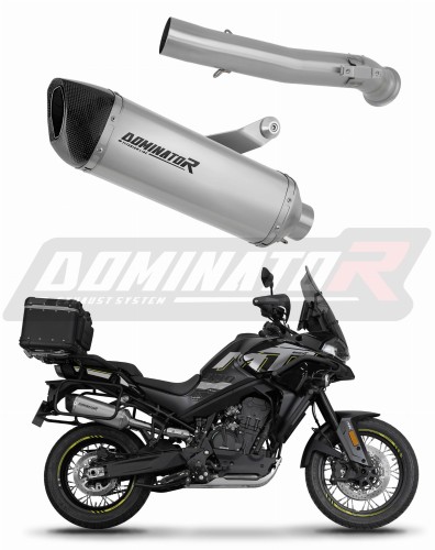 CF MOTO 800 MT 2022 2025 Explore Sport Touring Motorcycle Muffler Auspuff Sportauspuff Silencer Echappement Silencieux Scarico Scarichi Escape Wydech Tłumik HP6 Titanium Dominator Exhaust System x