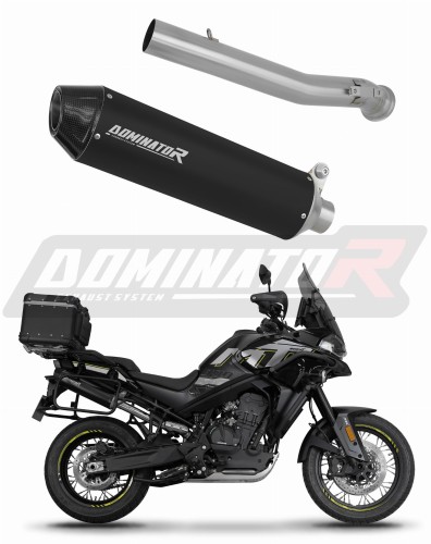 Auspuff Schalldämpfer DOMINATOR MX2 schwarz passend für CF MOTO 800 MT 2022  2025
