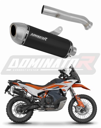 Auspuff Schalldämpfer DOMINATOR S6 schwarz passend für KTM 890 Adventure / R 2021  2025