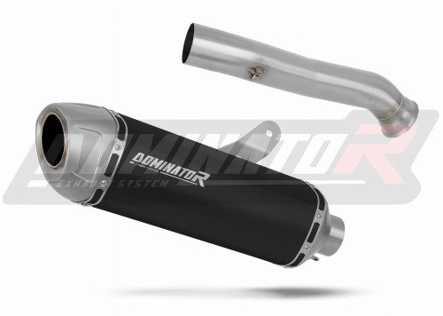 Auspuff Schalldämpfer DOMINATOR S6 schwarz passend für Husqvarna NORDEN 901 2022  2025