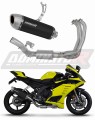 komplette Auspuffanlage mit Schalldämpfer DOMINATOR Full System S6 schwarz passend für Yamaha YZF R9 2025