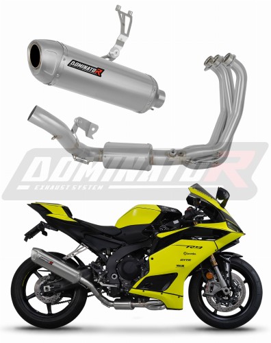 komplette Auspuffanlage mit Schalldämpfer DOMINATOR Full System S6 passend für Yamaha YZF R9 2025
