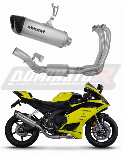 komplette Auspuffanlage mit Schalldämpfer DOMINATOR Full System Titan HP6 passend für Yamaha YZF R9 2025