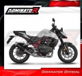 complete exhaust system with muffler DOMINATOR Full System S6 BLACK fits to Honda CB 750 Hornet 2024  2025 2